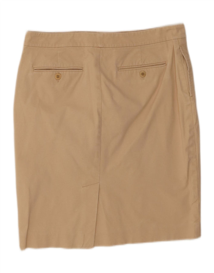 Fusta dreaptă pentru femei Ralph Lauren US 6 Medium W32 Bej Bumbac