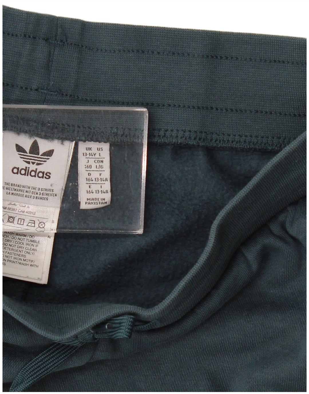 Pantaloni scurți sport pentru băieți ADIDAS 13-14 ani Poliester verde