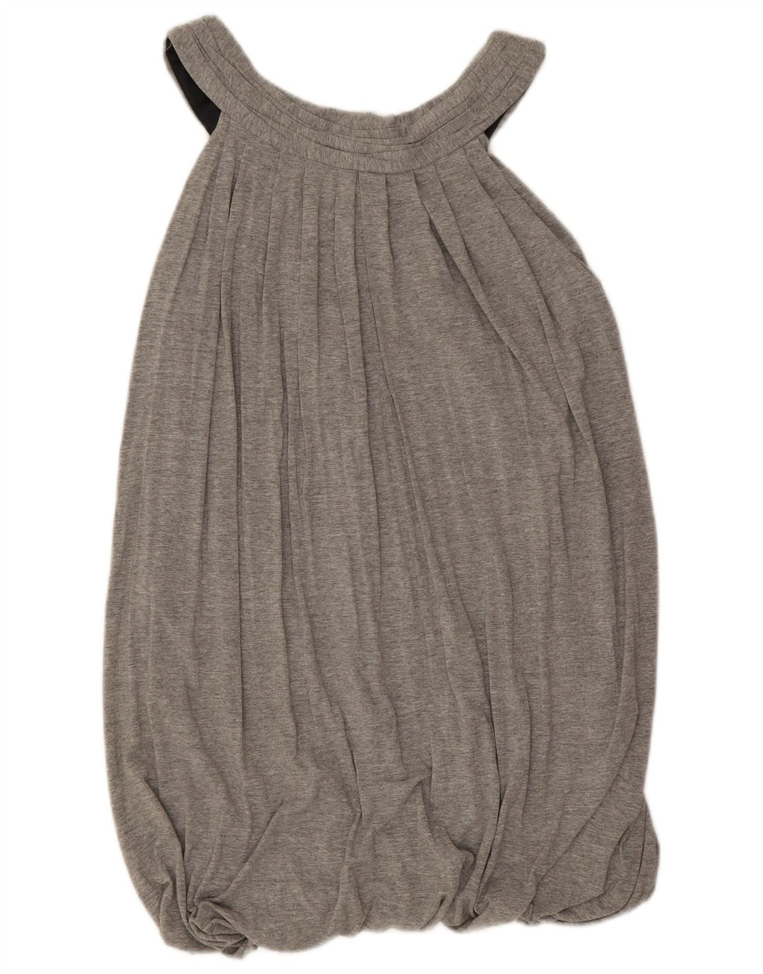 Rochie Bubble fără mâneci pentru femei Zara UK 12 Medium Gri Viscose