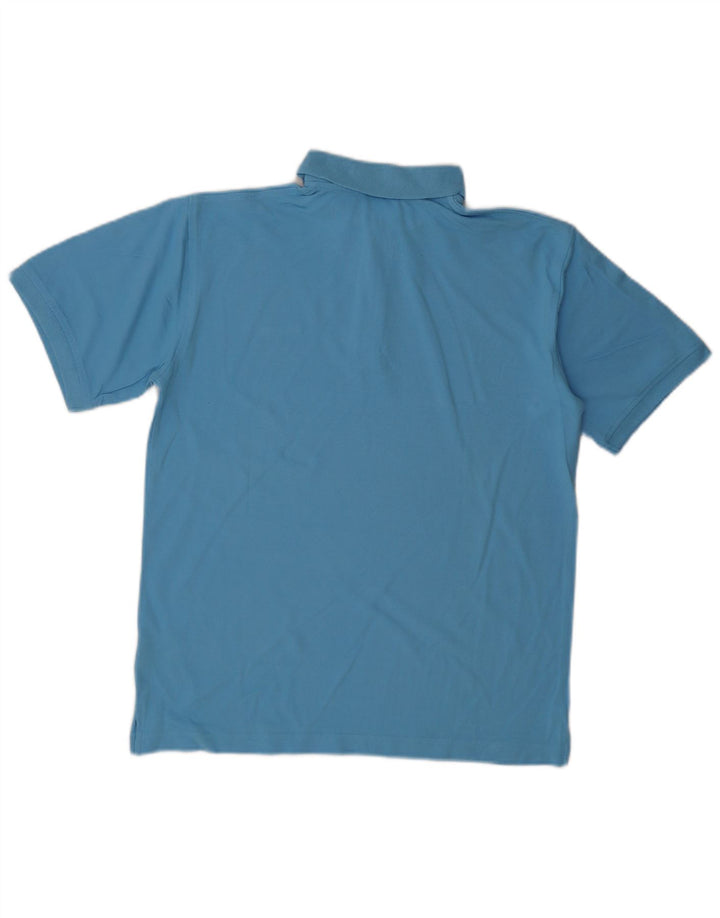 Tricou polo pentru bărbați Diadora, bumbac albastru mediu