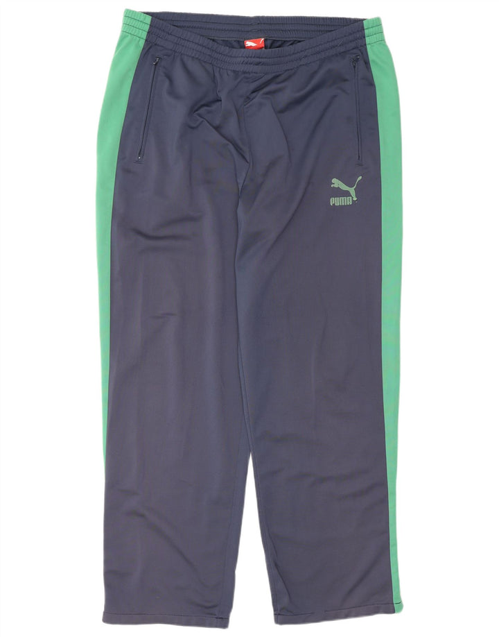 Pantaloni de trening Puma pentru bărbați, XL, bleumarin, color block