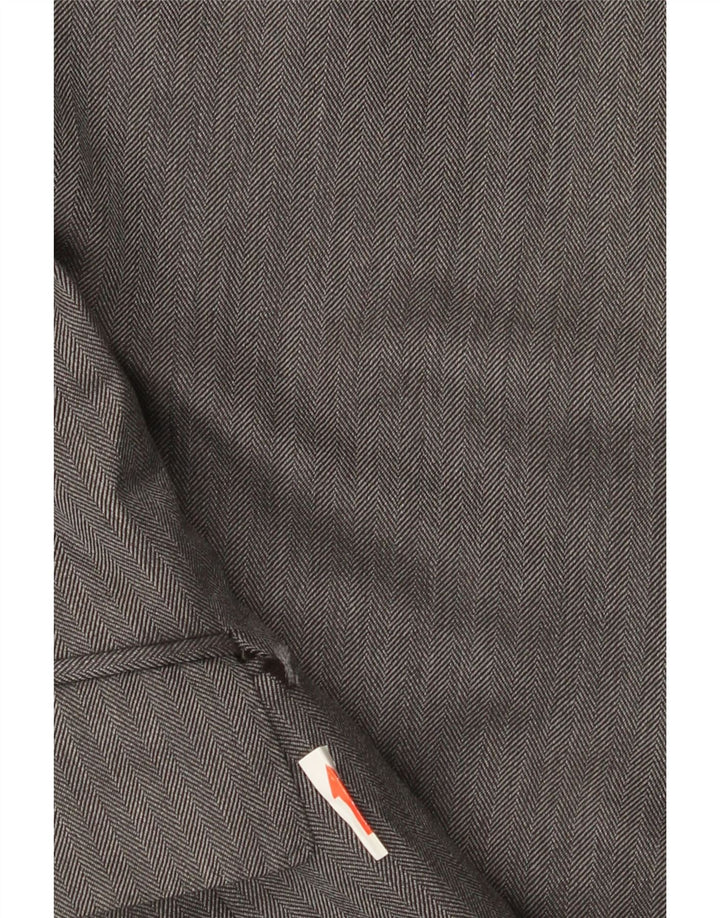 Jachetă pentru bărbați Aquascutum cu 3 nasturi, UK 40, lână mare, gri