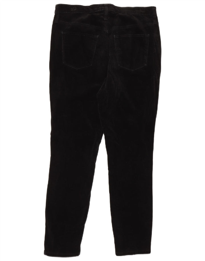 MOSSIMO Pantaloni casual skinny cu talie înaltă pentru femei US 12 Large W31 L29 Negru