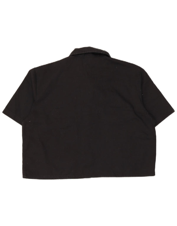 Cămașă cu mânecă scurtă pentru femei Dickies UK 16 Poliester negru mare
