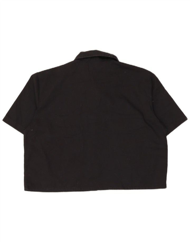 Cămașă cu mânecă scurtă pentru femei Dickies UK 16 Poliester negru mare