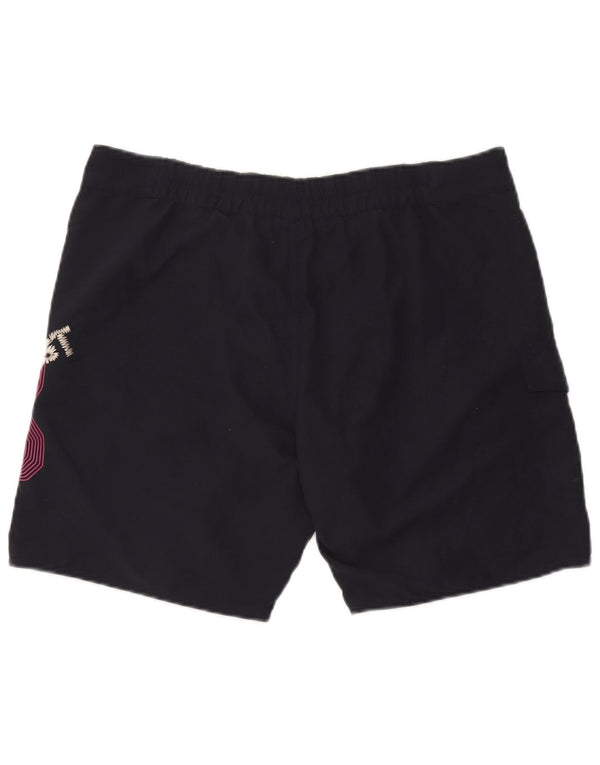 Pantaloni scurți de înot cu grafic pentru bărbați Coast, mari, poliester, albastru