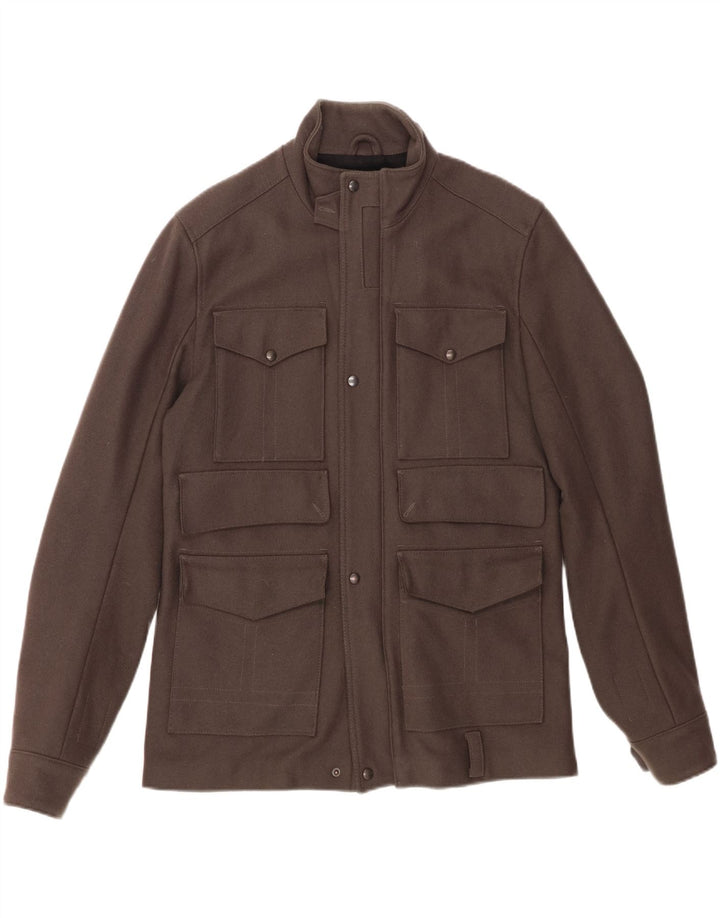 Jachetă de vânt pentru bărbați REISS UK 40 mare, gri, lână virgină