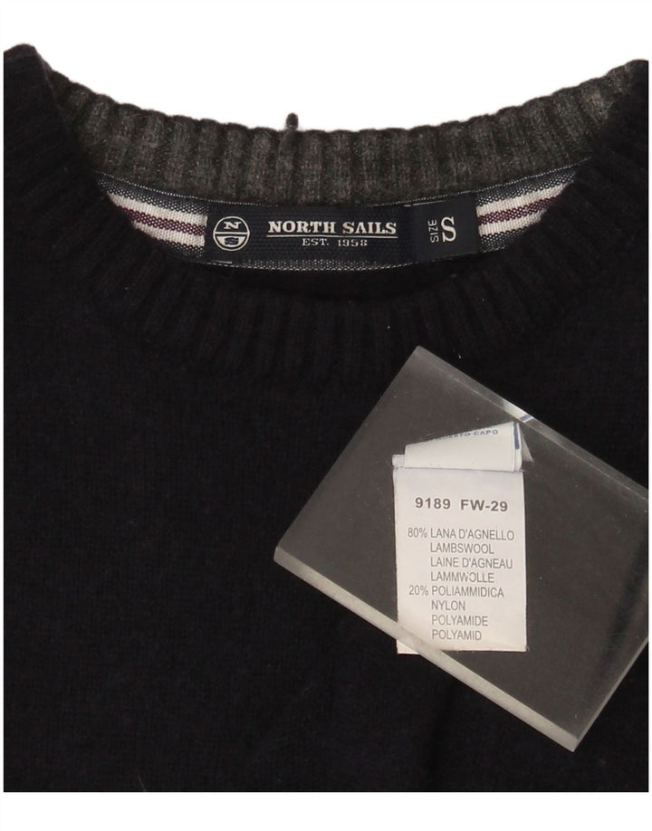 Pulover North Sails pentru femei cu decolteu rotund UK 10 Lână bleumarin mică