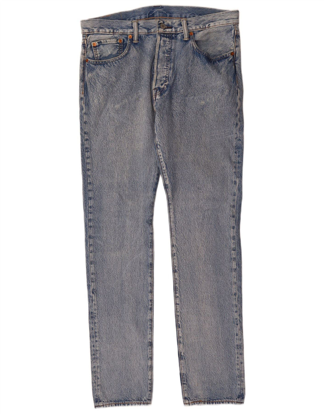 Blugi drepti pentru bărbați Levi's 501 W34 L34 Bumbac albastru