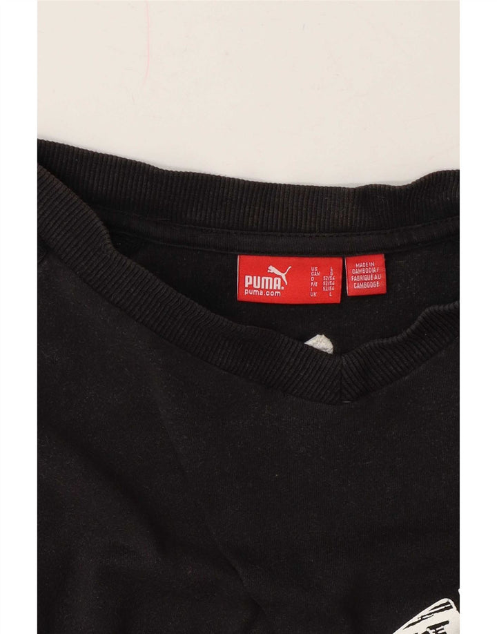 Tricou grafic Puma pentru bărbați Top mare gri