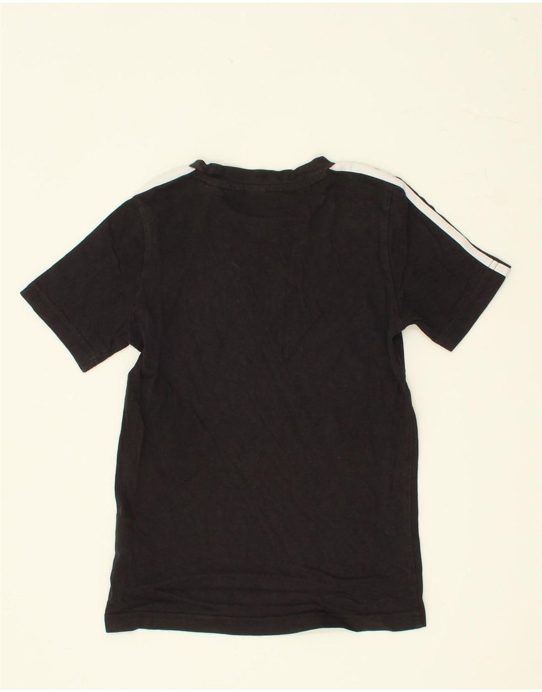 ADIDAS Boys T-Shirt Top 7-8 Years Black Cotton Vintage Adidas and Second-Hand Adidas from Messina Hembry 