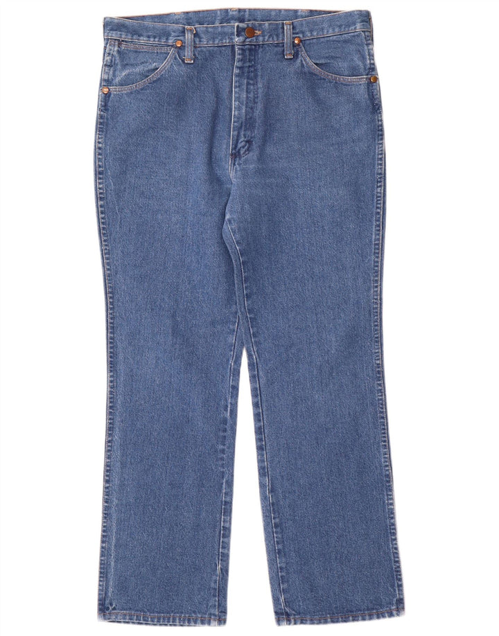 Blugi slim pentru bărbați Wrangler W36 L29 albastru