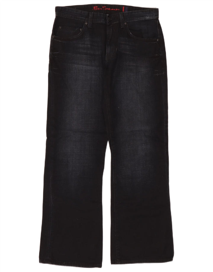 Ben Sherman Jeans Bootcut pentru bărbați W32 L30 Bumbac bleumarin