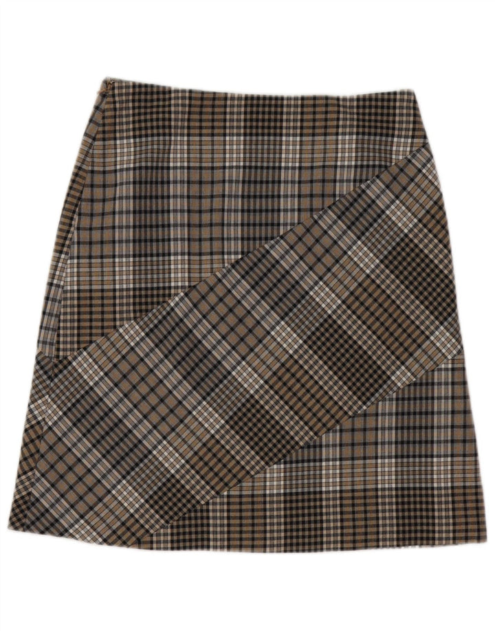 Max & Co. Fustă A-Line pentru femei W29 Maro Mediu Check