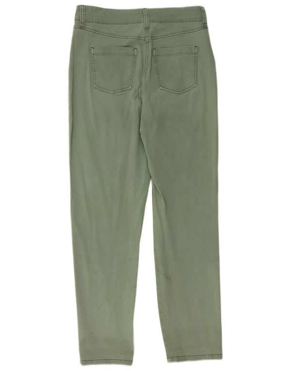Pantaloni chino subțiri Boden pentru femei UK 10 Small W30 L30 Bumbac verde