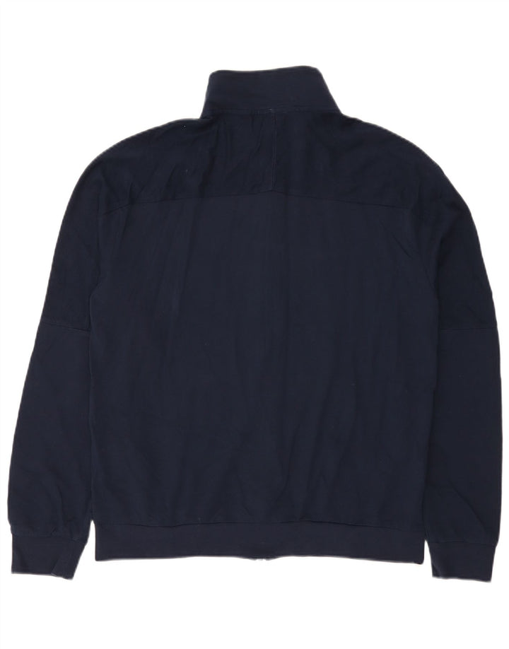 Jachetă de trening pentru bărbați Emporio Armani, albastru bleumarin mediu