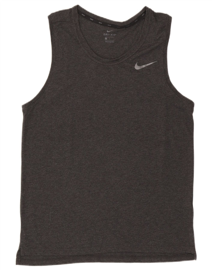 Vestă pentru bărbați Nike Dri Fit Top mare, gri