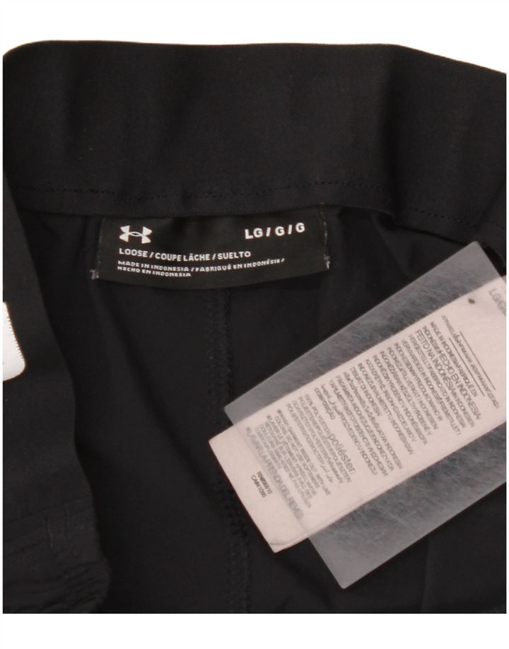 Pantaloni scurți sport grafic pentru bărbați UNDER ARMOUR, mari, negru, poliester