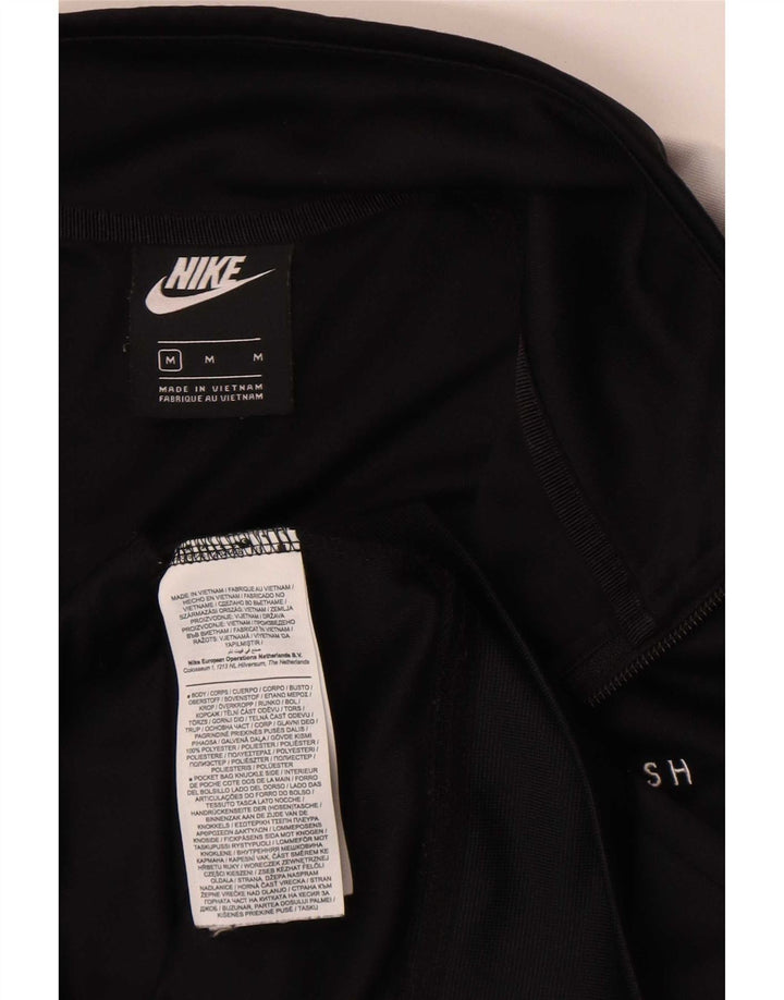 Jachetă de top pentru trening Nike Swoosh Graphic pentru bărbați, mediu negru, color block