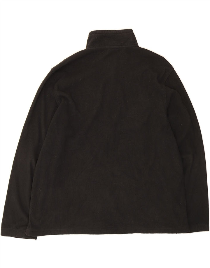 STARTER Mens Fleece Jacket UK 46/48  XL Black Polyester Vintage Starter and Second-Hand Starter from Messina Hembry 