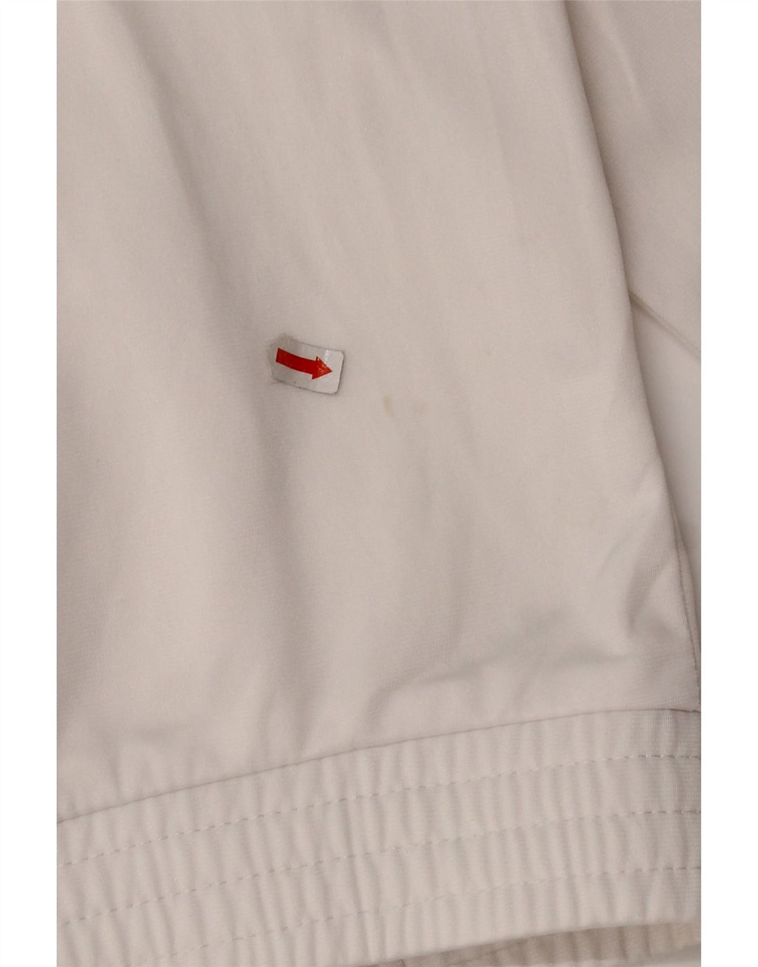 Jachetă de top pentru trening grafic ASICS pentru bărbați, alb mediu, poliester bloc de culoare