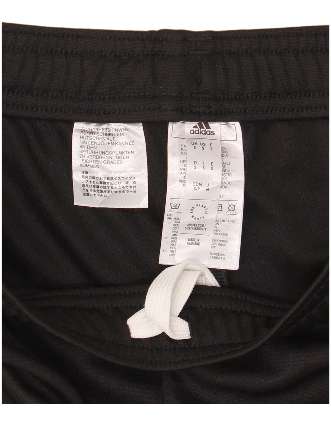 Pantaloni de trening Aeroready ADIDAS pentru bărbați, poliester negru mic