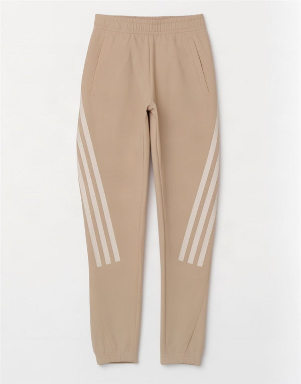 Pantaloni de trening Adidas pentru femei Joggeri UK 4 XS Bej Bumbac