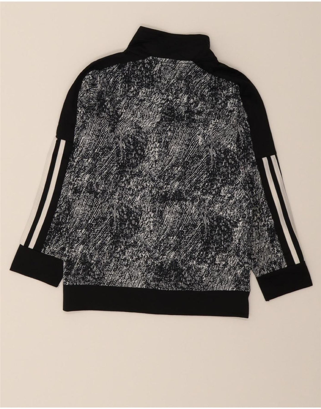 ADIDAS Boys Tracksuit Top Jacket 6-7 Years Grey Polyester Vintage Adidas and Second-Hand Adidas from Messina Hembry 