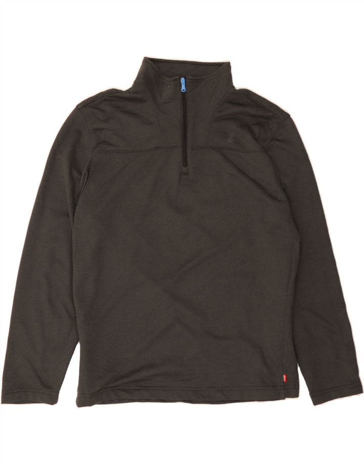 IZOD Mens Zip Neck Pullover Tracksuit Top Large Grey Vintage Izod and Second-Hand Izod from Messina Hembry 