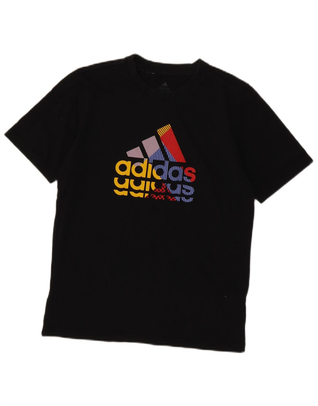 Tricou grafic Adidas pentru băieți Top 13-14 ani negru