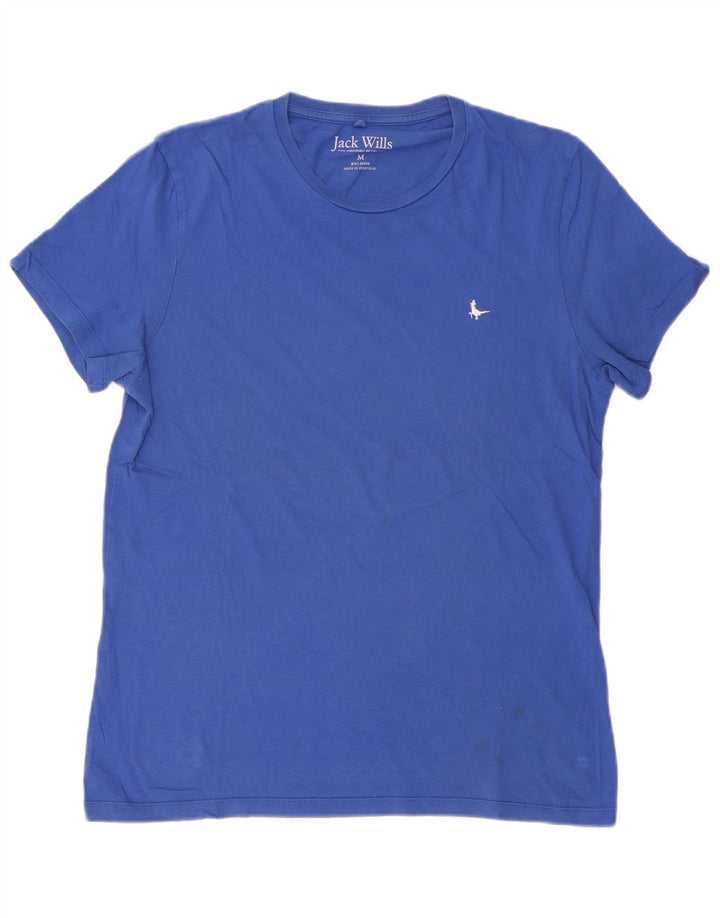 Tricou Jack Wills pentru bărbați Top din bumbac albastru mediu