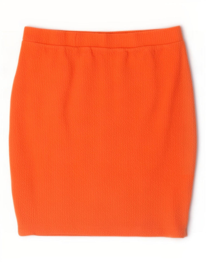 Fusta mini Calvin Klein pentru femei, mare W32 poliester portocaliu