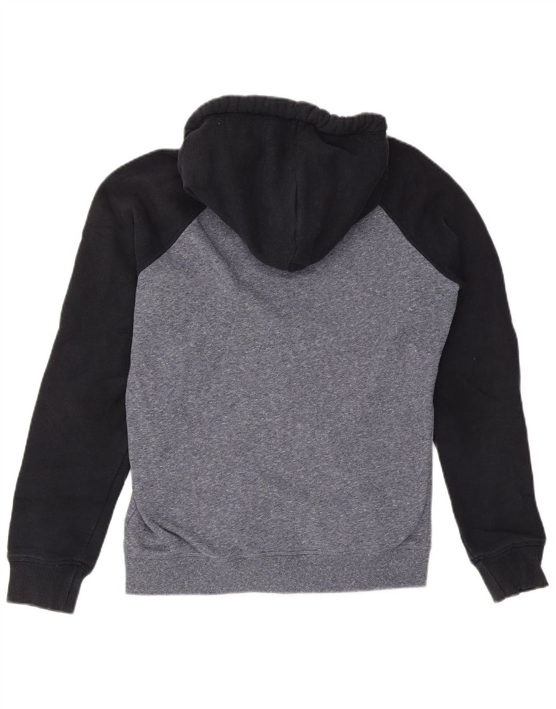 Pulover Superdry pentru bărbați, cu fermoar, din bumbac color bloc, gri mediu