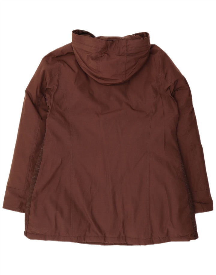 Palton căptușit cu glugă pentru femei CANADIAN UK 16 Poliester maro mare