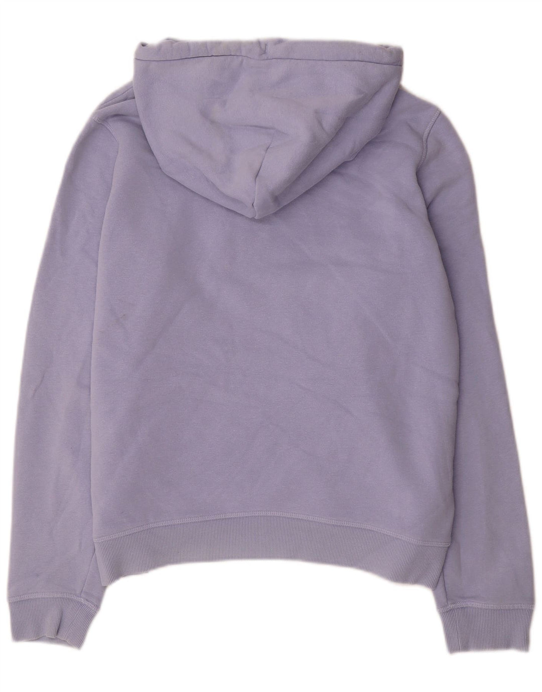 JACK WILLS Pulover cu glugă cu grafic pentru femei UK 12 Bumbac violet mediu