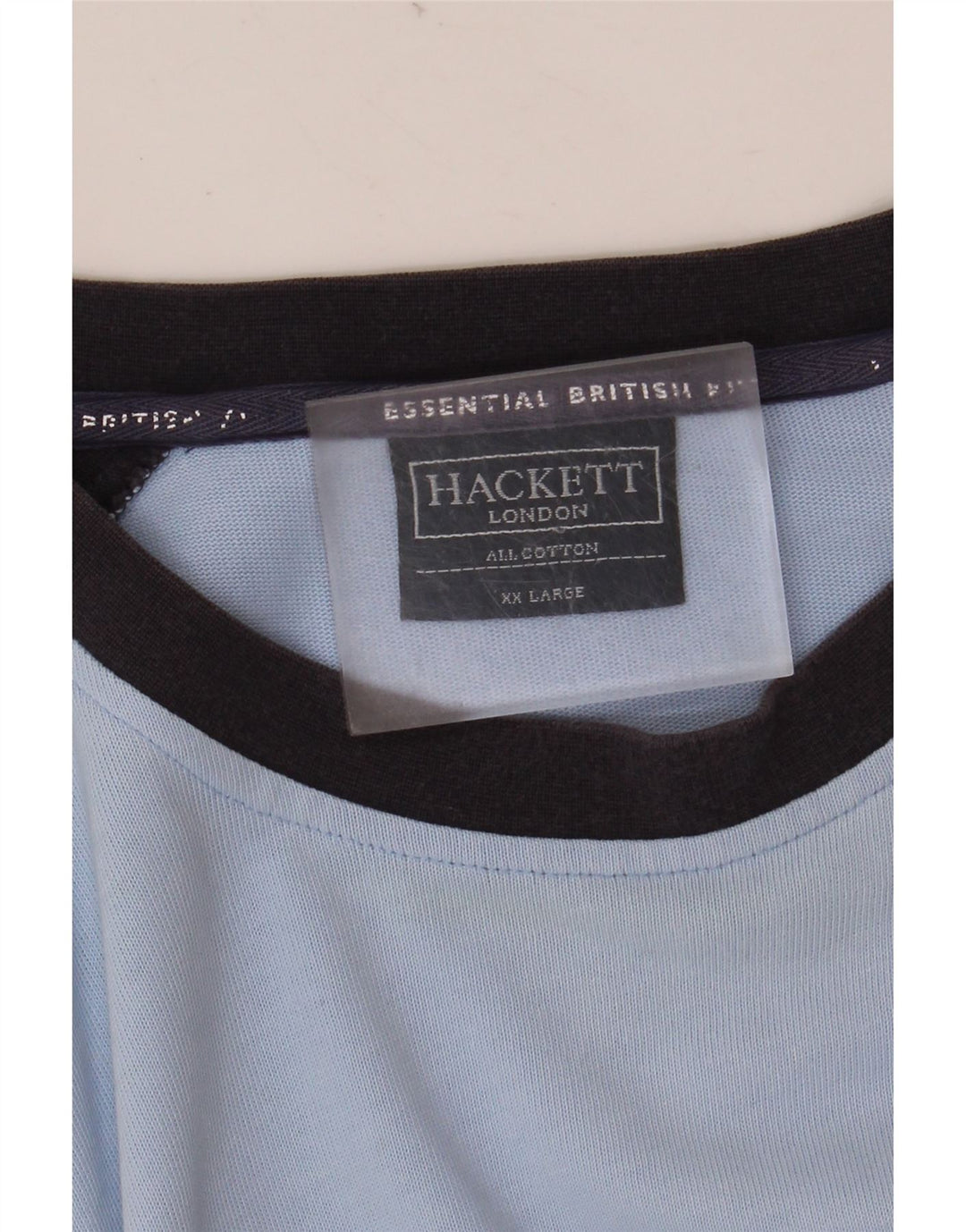 Tricou cu mânecă lungă pentru bărbați Hackett, 2XL, albastru, color block, bumbac