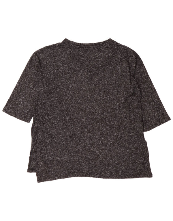 Oasis Tricou pentru femei Top UK 14 Medium Grey Flecked Viscose