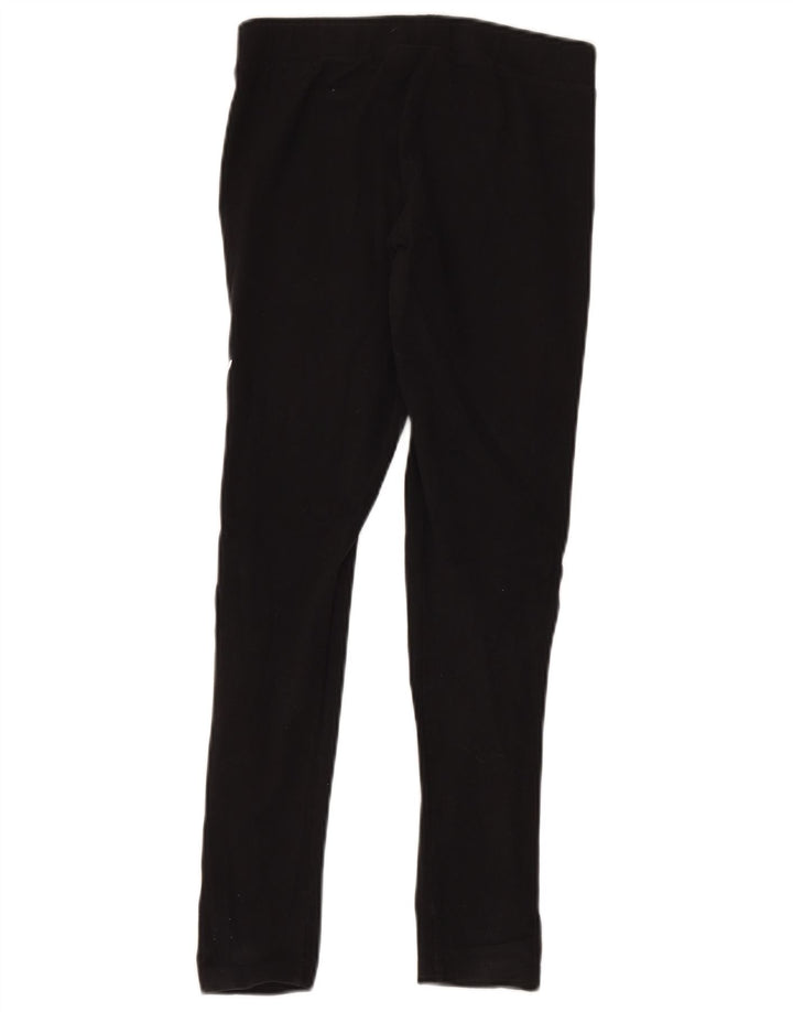 Leggings grafic Adidas pentru femei UK 12, bumbac mediu negru