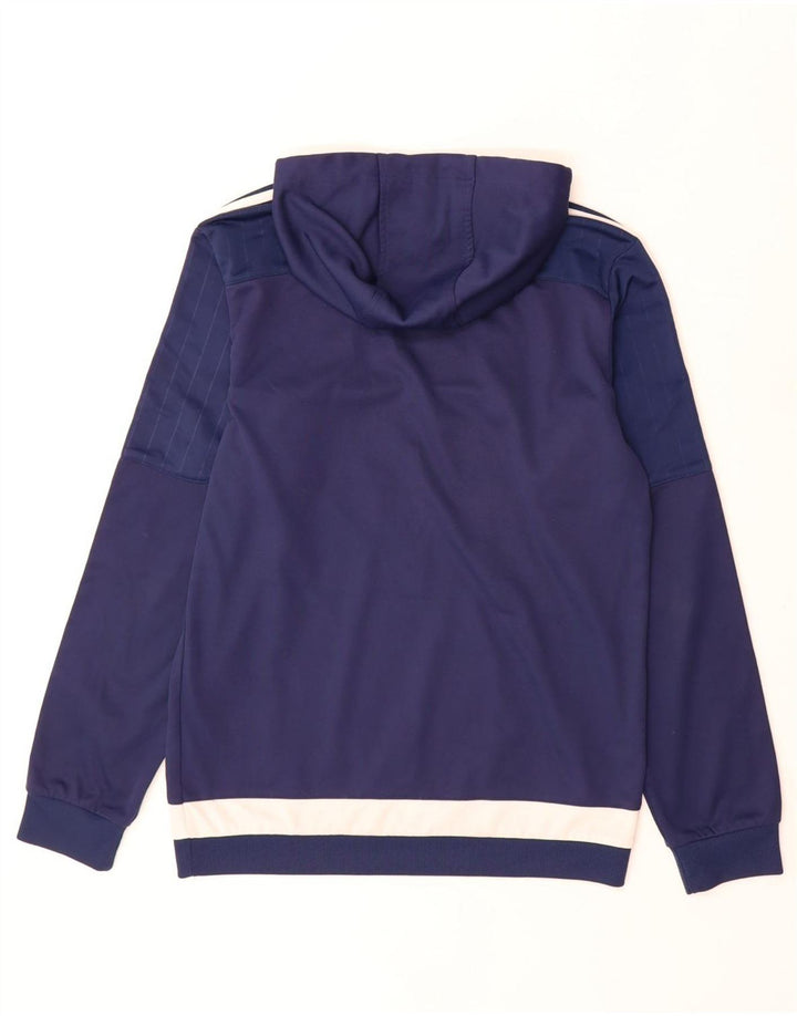 Pulover adidas pentru bărbați, mic, albastru, poliester color bloc
