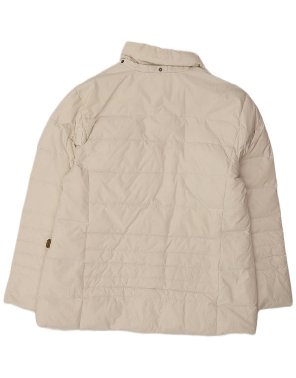 Jachetă căptușită pentru femei Invicta UK 18 XL din poliester alb