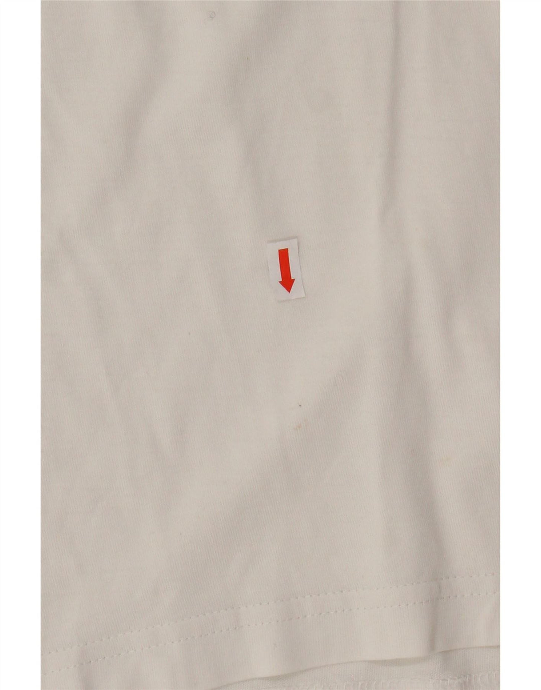 NIKE Mens T-Shirt Top UK 39/41 Medium White Cotton