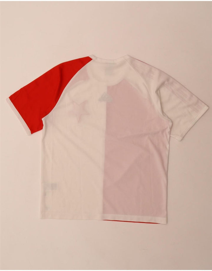 Tricou pentru bărbați Adidas Climalite Graphic Top Mediu Roșu Poliester Colorblock