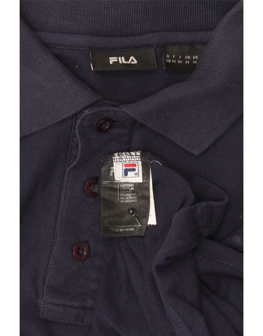 Cămașă Polo Fila Bărbați Medium Bleumarin Bumbac