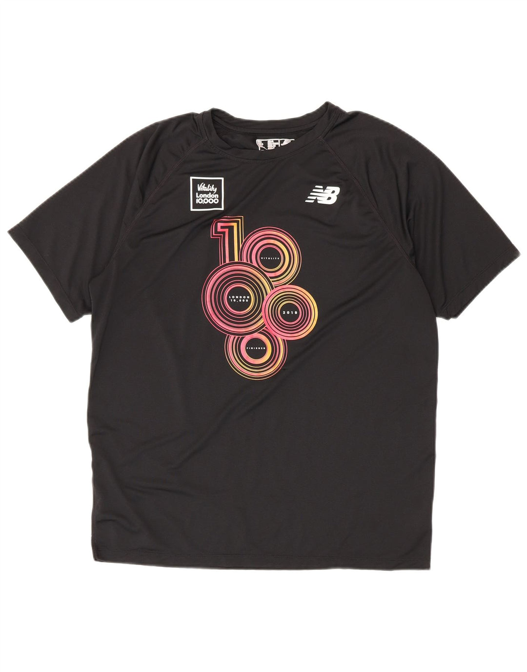Tricou grafic pentru bărbați New Balance Top mare poliester negru