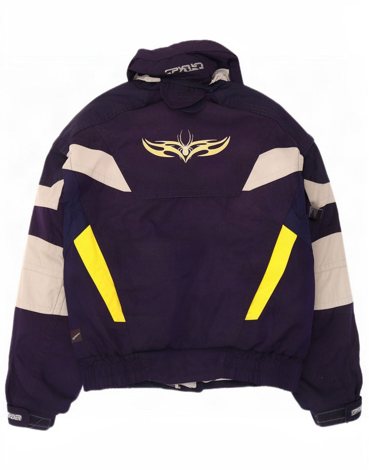 Jachetă de schi Spyder pentru bărbați cu grafică UK 42 XL bleumarin poliester color bloc