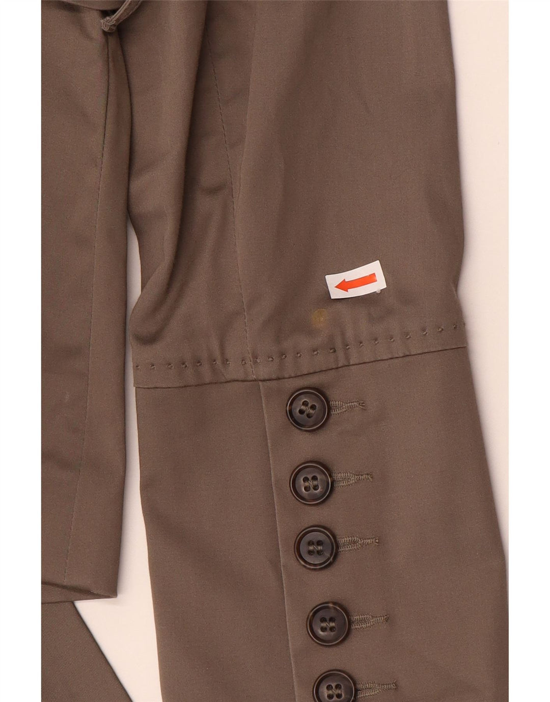 Jachetă Blazer pentru Damă Armani Jeans cu 3 nasturi EU 44 XL Bumbac maro