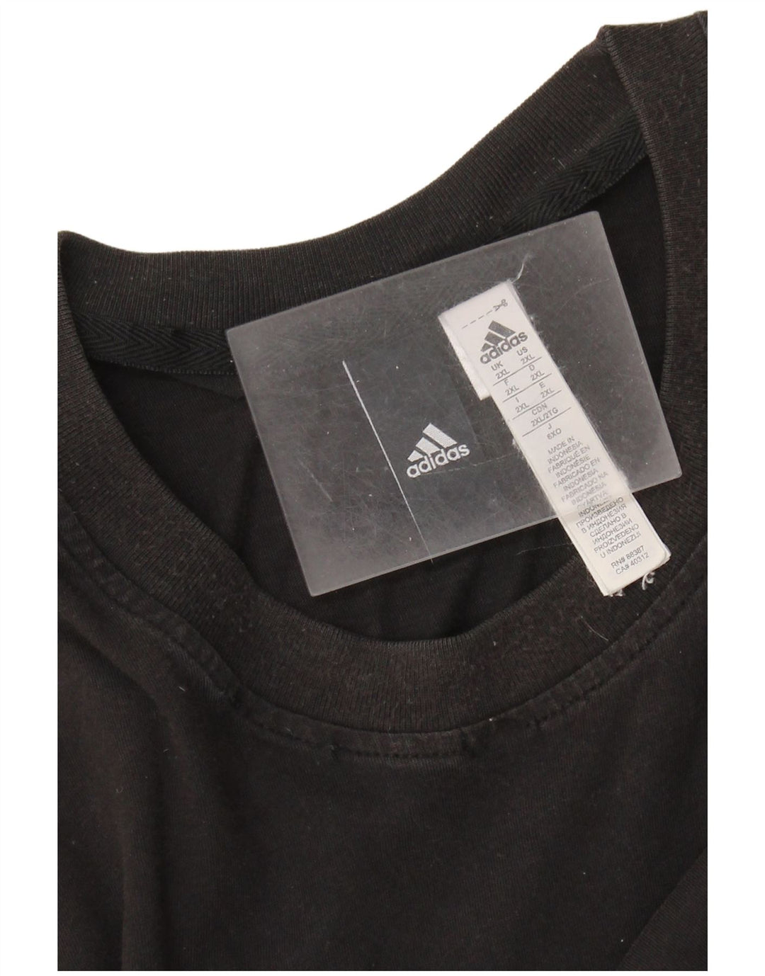 Tricou pentru bărbați ADIDAS Top 2XL bumbac negru