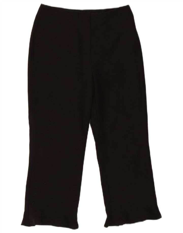 Pantaloni Capri Topshop pentru femei UK 8 Small W27 L22 Poliester negru