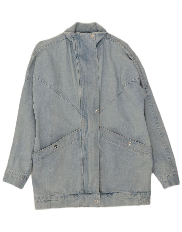 Vintage Womens Denim Jacket UK 14 Large Blue Cotton