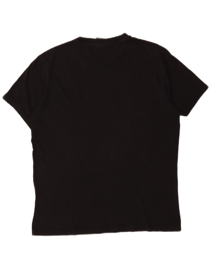 Tricou pentru bărbați Champion Top mare din bumbac negru